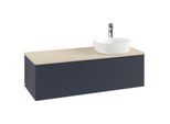 Villeroy & Boch Antao Waschtischunterschrank 1200x360x500mm L34153HG mit Beleuchtung mit Struktur FK/AP: HG/3