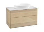 Villeroy und Boch Finion Waschtischunterschrank GA0100PC 100x60,3cm, Emotion, Abdeckplatte white matt, Oak Veneer