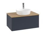 Villeroy & Boch Antao Waschtischunterschrank 800x360x500mm L30151HG mit Beleuchtung mit Struktur FK/AP: HG/1