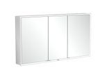 Villeroy und Boch My View Now Einbau-Spiegelschrank A4581400 140 x 75 x 16,8 cm, LED-Beleuchtung, 3 Türen, mit Ein-/Ausschalter