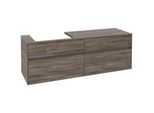 Villeroy und Boch Collaro Waschtischunterschrank C02200RK 160x54,8x50cm, Waschtisch links, Stone Oak