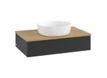 Villeroy & Boch Antao Waschtischunterschrank 800x190x500mm L08111PD mit Beleuchtung mit Struktur FK/AP: PD/1