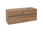 Villeroy und Boch Collaro Waschtischunterschrank C04700RH 140x54,8x50cm, Waschtisch rechts, Kansas Oak