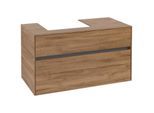 Villeroy und Boch Collaro Waschtischunterschrank C01400RH 100x54,8x50cm, Waschtisch links, Kansas Oak