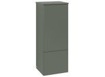 Villeroy und Boch Antao Mittelschrank K44000HL 41,4x103,9x35,6cm, Waschbeckenplattenfarbe Lack, leaf green matt lacquer