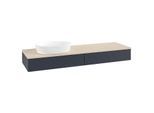 Villeroy & Boch Antao Waschtischunterschrank 1600x190x500mm K15113HG mit Struktur FK/AP: HG/3
