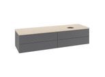 Villeroy & Boch Antao Waschtischunterschrank 1600x360x500mm K27113GK mit Struktur FK/AP: GK/3