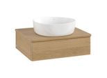 Villeroy & Boch Antao Waschtischunterschrank 600x190x500mm L07111HN mit Beleuchtung mit Struktur FK/AP: HN/1