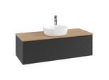 Villeroy & Boch Antao Waschtischunterschrank 1200x360x500mm L32151PD mit Beleuchtung mit Struktur FK/AP: PD/1
