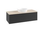 Villeroy & Boch Antao Waschtischunterschrank 1200x360x500mm L32113PD mit Beleuchtung mit Struktur FK/AP: PD/3