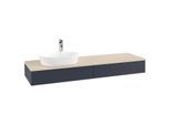 Villeroy & Boch Antao Waschtischunterschrank 1600x190x500mm L15153HG mit Beleuchtung mit Struktur FK/AP: HG/3