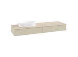 Villeroy & Boch Antao Waschtischunterschrank 1600x190x500mm L15113HJ mit Beleuchtung mit Struktur FK/AP: HJ/3