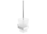 Villeroy und Boch Elements Striking Toilettenbürstengarnitur TVA15201700061 94x340x118mm, Glas satiniert, mit WC-Bürste, chrom