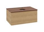 Villeroy & Boch Antao Waschtischunterschrank 800x360x500mm L30152HN mit Beleuchtung mit Struktur FK/AP: HN/2