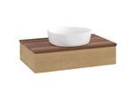 Villeroy & Boch Antao Waschtischunterschrank 800x190x500mm L08112HN mit Beleuchtung mit Struktur FK/AP: HN/2