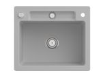 Villeroy und Boch Siluet Spüle 334602SM mit Ablaufgarnitur und Exzenterbetätigung, Steam