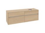 Villeroy und Boch Collaro Waschtischunterschrank C05100VJ 160 x 54,8 x 50 cm, Waschtisch rechts, Nordic Oak