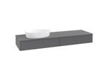 Villeroy & Boch Antao Waschtischunterschrank 1600x190x500mm L15050GK mit Beleuchtung FK/AP: GK/0