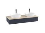Villeroy & Boch Antao Waschtischunterschrank 1200x190x500mm L13153HG mit Beleuchtung mit Struktur FK/AP: HG/3