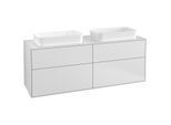Villeroy und Boch Finion Waschtischunterschrank G31100MT 160x60,3cm, Emotion, Abdeckplatte white matt, White matt lacquer