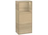 Villeroy und Boch Finion Seitenschrank G500PCPC 41,8x93,6cm, links, Emotion, Regal oben Oak Veneer, Oak Veneer