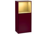 Villeroy und Boch Finion Seitenschrank F500HFHB 41,8x93,6x27cm, links, Regal oben Gold matt, Peony Matt