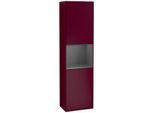 Villeroy und Boch Finion Hochschrank G460GKHB 41,8x151,6cm, links, Emotion, Regal Anthracite Matt Lacquer, Peony Matt