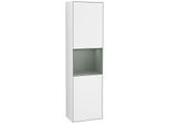 Villeroy und Boch Finion Hochschrank G460GMGF 41,8x151,6cm, links, Emotion, Regal Olive Matt Lacquer, Glossy white lacquer