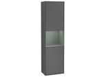 Villeroy und Boch Finion Hochschrank G470GMGK 41,8x151,6cm, rechts, Emotion, Regal Olive Matt Lacquer, Anthracite matt