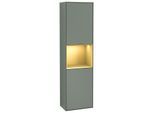 Villeroy und Boch Finion Hochschrank G470HFGM 41,8x151,6cm, rechts, Emotion, Regal Gold Matt Lacquer, Olive Matt Lacquer