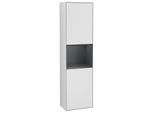 Villeroy und Boch Finion Hochschrank F470HGMT 41,8x151,6x27cm, rechts, Regal Midnight Blue Matt Lacquer, White matt lacquer