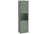 Villeroy und Boch Finion Hochschrank F470HGGM 41,8x151,6x27cm, rechts, Regal Midnight Blue Matt Lacquer, Olive Matt Lacquer