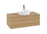 Villeroy & Boch Antao Waschtischunterschrank 1000x360x500mm L31051HN mit Beleuchtung FK/AP: HN/1
