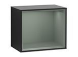 Villeroy und Boch Finion Regalmodul F580GMPD 41,8x35,6x27cm, Regal Olive Matt, Black matt lacquer