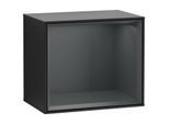 Villeroy und Boch Finion Regalmodul G580HGPD 41,8x35,6x27cm, Emotion, Regal Midnight Blue, Black matt lacquer