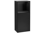 Villeroy und Boch Finion Seitenschrank G500PDPD 41,8x93,6cm, links, Emotion, Regal oben Black matt, Black matt lacquer