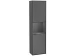 Villeroy und Boch Finion Hochschrank G460GKGK 41,8x151,6cm, links, Emotion, Regal Anthracite Matt Lacquer, Anthracite matt