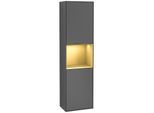 Villeroy und Boch Finion Hochschrank G460HFGK 41,8x151,6cm, links, Emotion, Regal Gold Matt Lacquer, Anthracite matt