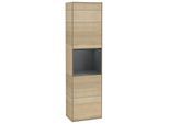 Villeroy und Boch Finion Hochschrank G470HGPC 41,8x151,6cm, rechts, Emotion, Regal Midnight Blue Matt Lacquer, Oak Veneer