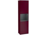 Villeroy und Boch Finion Hochschrank F460HGHB 41,8x151,6x27cm, links, Regal Midnight Blue Matt Lacquer, Peony Matt