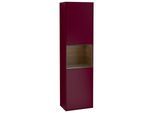 Villeroy und Boch Finion Hochschrank F470GNHB 41,8x151,6x27cm, rechts, Regal Walnut veneer, Peony Matt