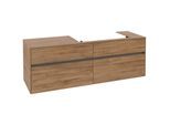Villeroy und Boch Collaro Waschtischunterschrank C02700RH 160x54,8x50cm, Waschtisch rechts, Kansas Oak