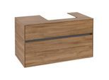Villeroy und Boch Collaro Waschtischunterschrank C01500RH 100x54,8x50cm, Waschtisch rechts, Kansas Oak