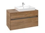Villeroy und Boch Collaro Waschtischunterschrank C01800RH 100x54,8x50cm, Waschtisch rechts, Kansas Oak