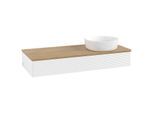 Villeroy & Boch Antao Waschtischunterschrank 1200x190x500mm L12111MT mit Beleuchtung mit Struktur FK/AP: MT/1