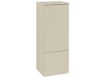 Villeroy und Boch Antao Mittelschrank K43000HJ 41,4x103,9x35,6cm, Waschbeckenplattenfarbe Lack, silk grey matt lacquer