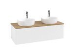 Villeroy & Boch Antao Waschtischunterschrank 1200x360x500mm L35151MT mit Beleuchtung mit Struktur FK/AP: MT/1