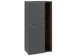 Villeroy und Boch Subway 3.0 Mittelschrank C59802VR 57,4x120x36,2cm, Schanier links/Griff monochrom, graphite