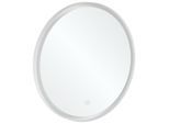 Villeroy und Boch Subway 3.0 Spiegel A4647100 Aluminiumrahmen, rund, 71,2 x 71,2 x 4,5 cm, weiß matt