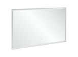 Villeroy und Boch Subway 3.0 Spiegel A4631300 Aluminiumrahmen, 130 x 75 x 4.75 cm, weiß matt, Sensordimmer, Smarthome fähig